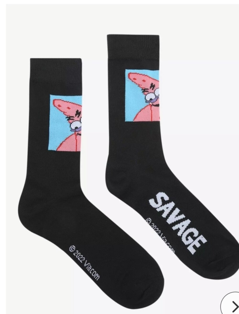 SpongeBob SquarePants Savage Patrick Crew Socks